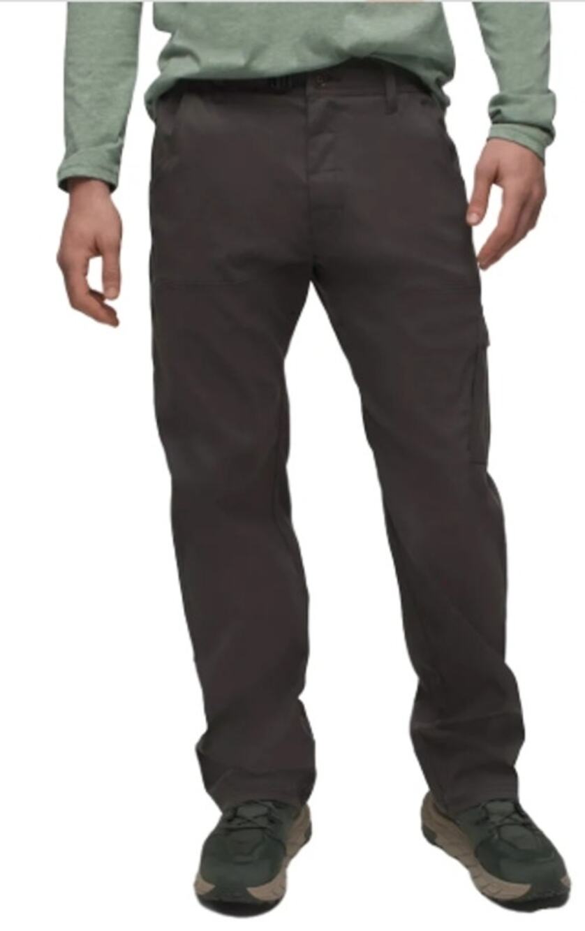Prana Stretch Zion Pants II, Tapered Leg, Dark Iron, Gorpcore, Men's 40x30, NWT